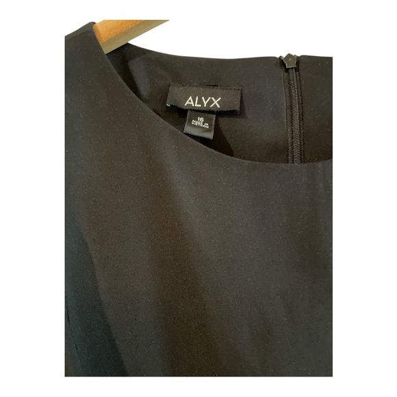 NWT Alyx Black Sleeveless Sheath Mini Dress size 16 - Picture 4 of 9